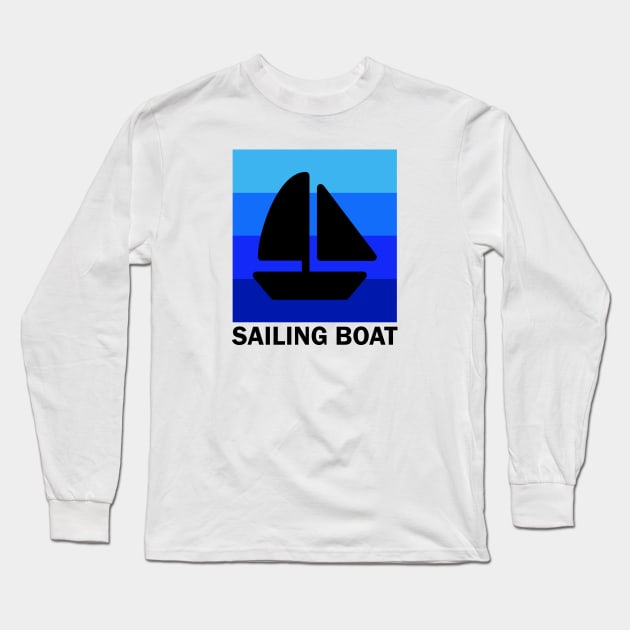 Sailing boat Long Sleeve T-Shirt by LAMUS